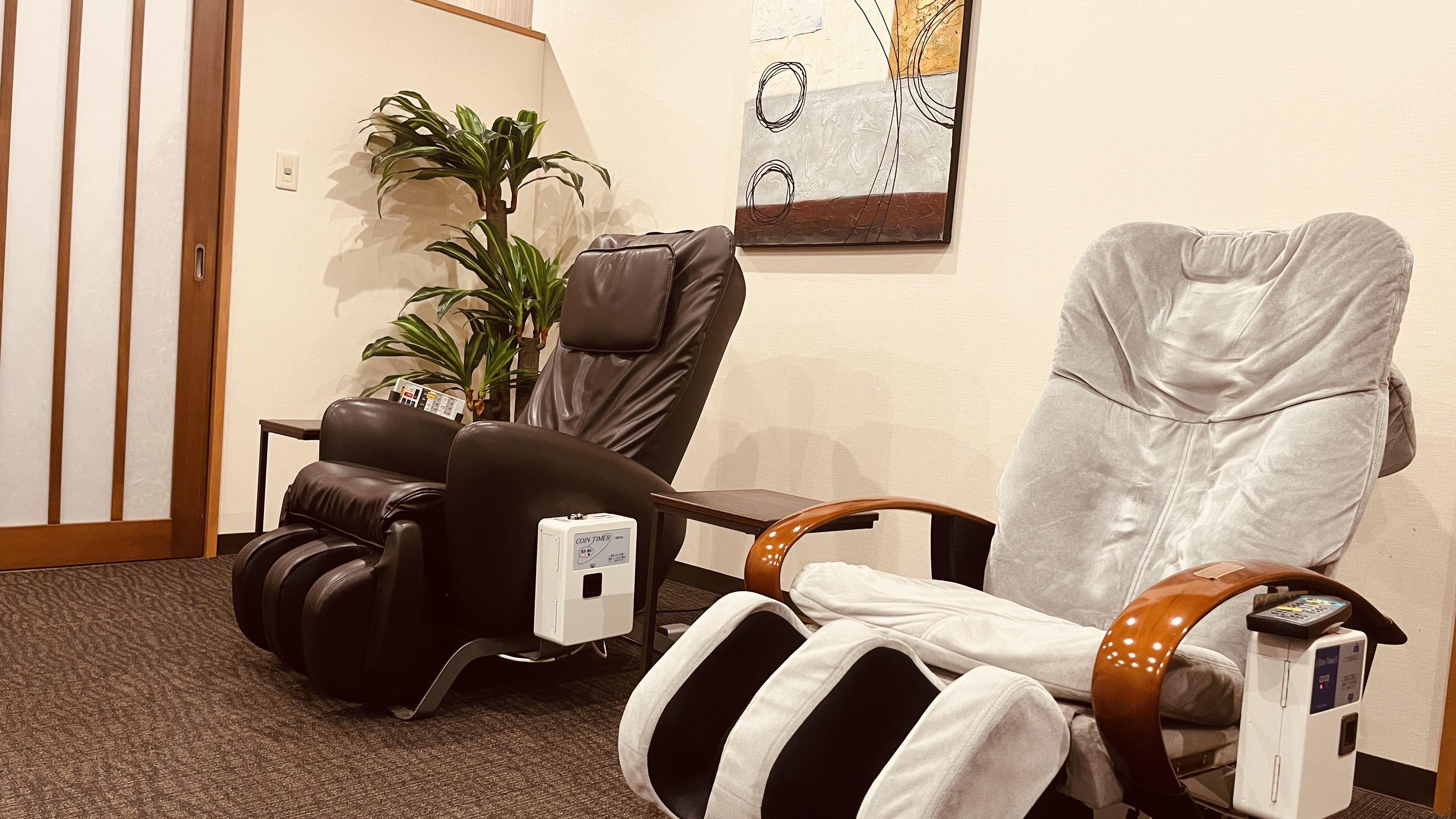 マッサージチェアー＊１階リラクゼーションルーム