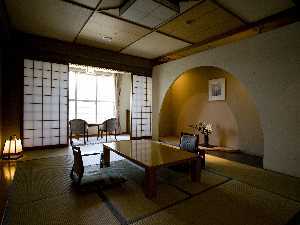 Kamar bergaya Jepang Gedung Barat