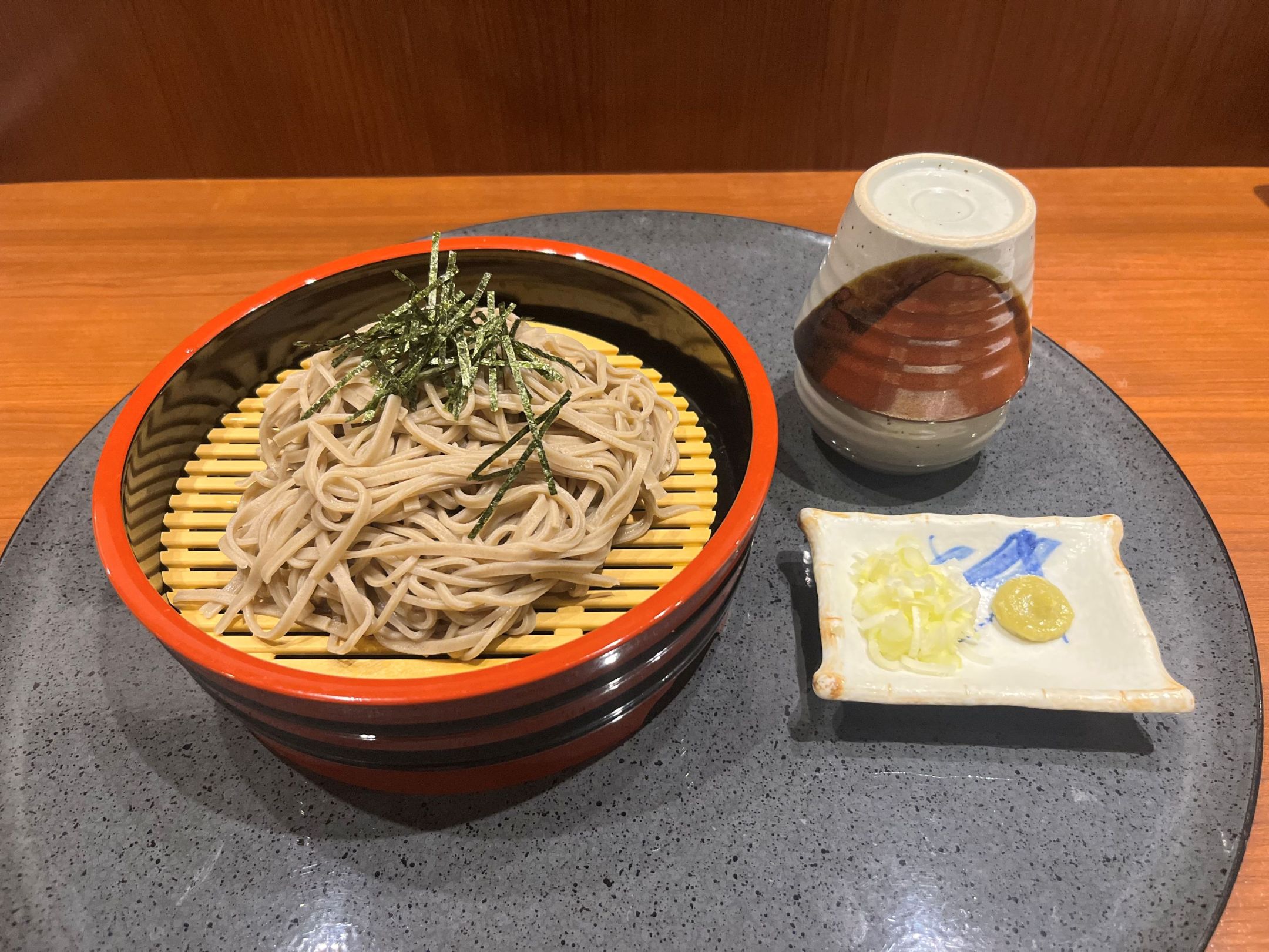 花茶屋　中野限定メニュー　信州そば