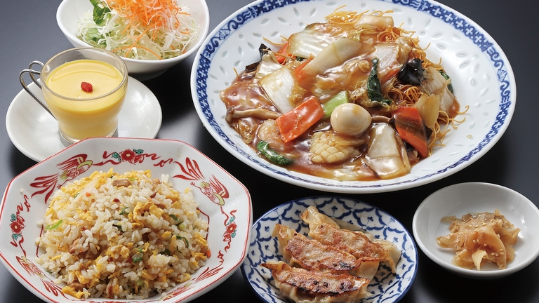 【夏限定涼感プラン】涼しい館内で完結★夏バテ防止！選べる中華御膳＋人気朝食ビュッフェ付【1泊2食付】