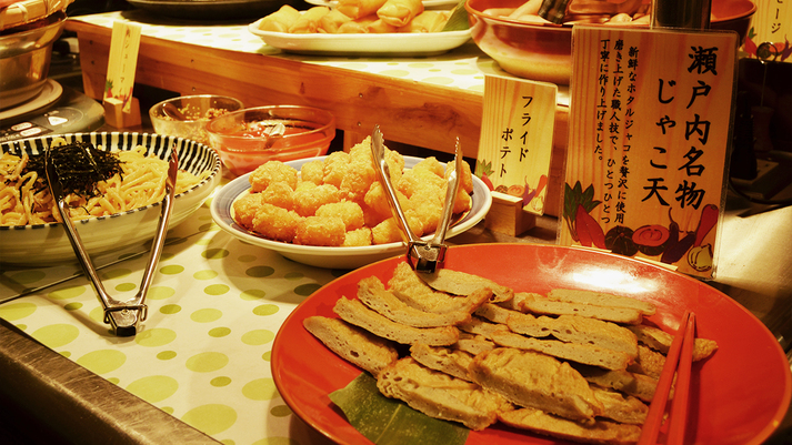 【1泊朝食付】地産地消を目指した「岡山の朝ごはん」40種類以上！人気和洋ビュッフェ付きプラン