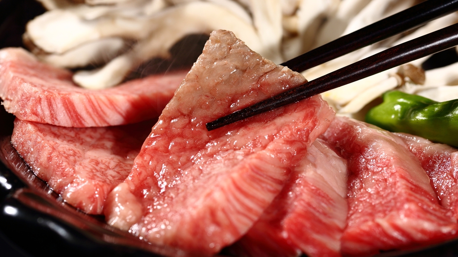 【夕食付（朝食無し）】登山等の早朝出発にもおすすめ♪ご夕食は信州プレミアム牛の陶板焼きディナー