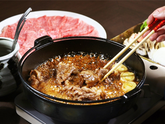 【料理を楽しむごちそうプラン】天空のすき焼き★信州の食材を贅沢に★