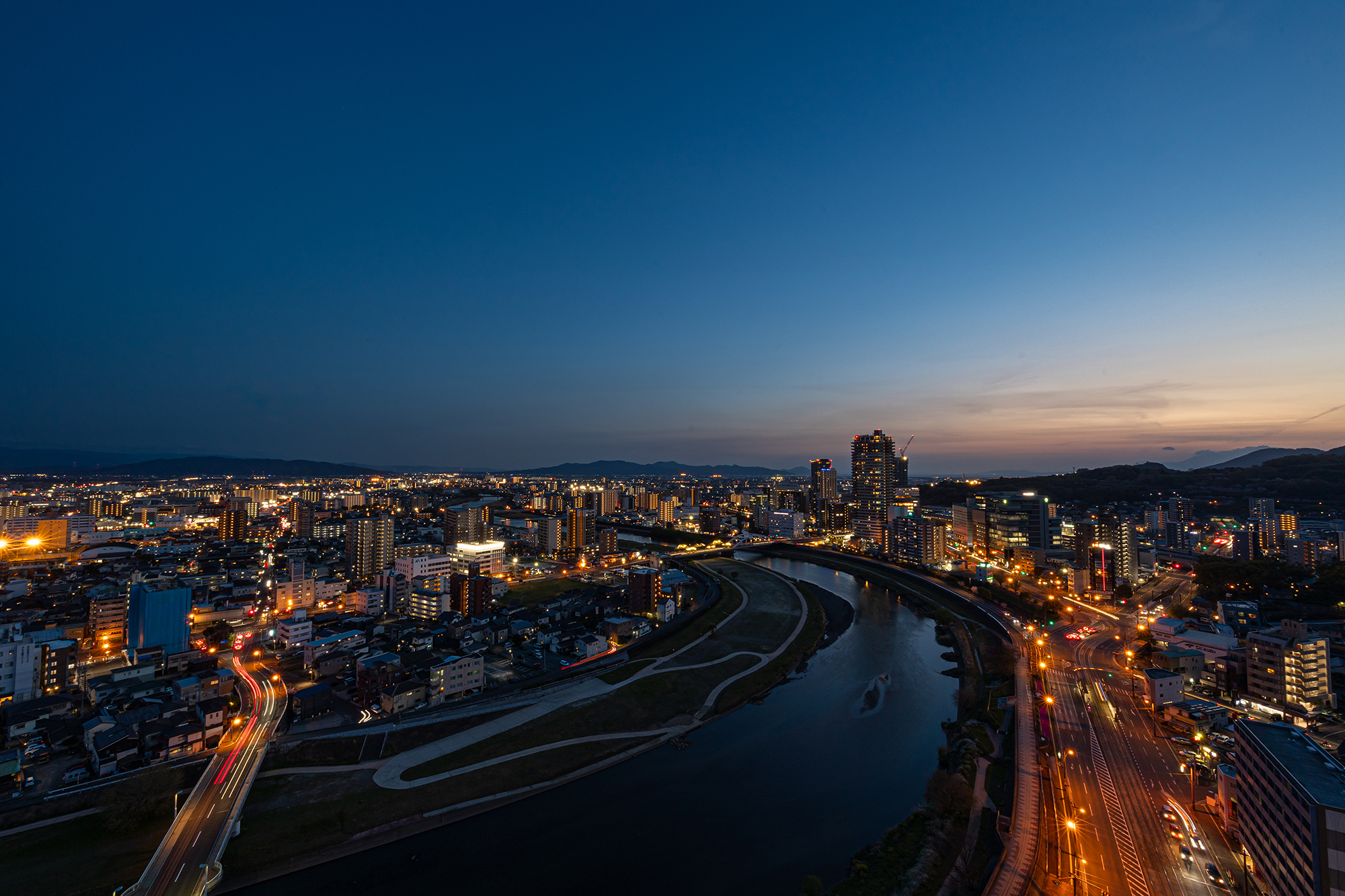 25F高層ホテルならではの夜景が自慢です♪