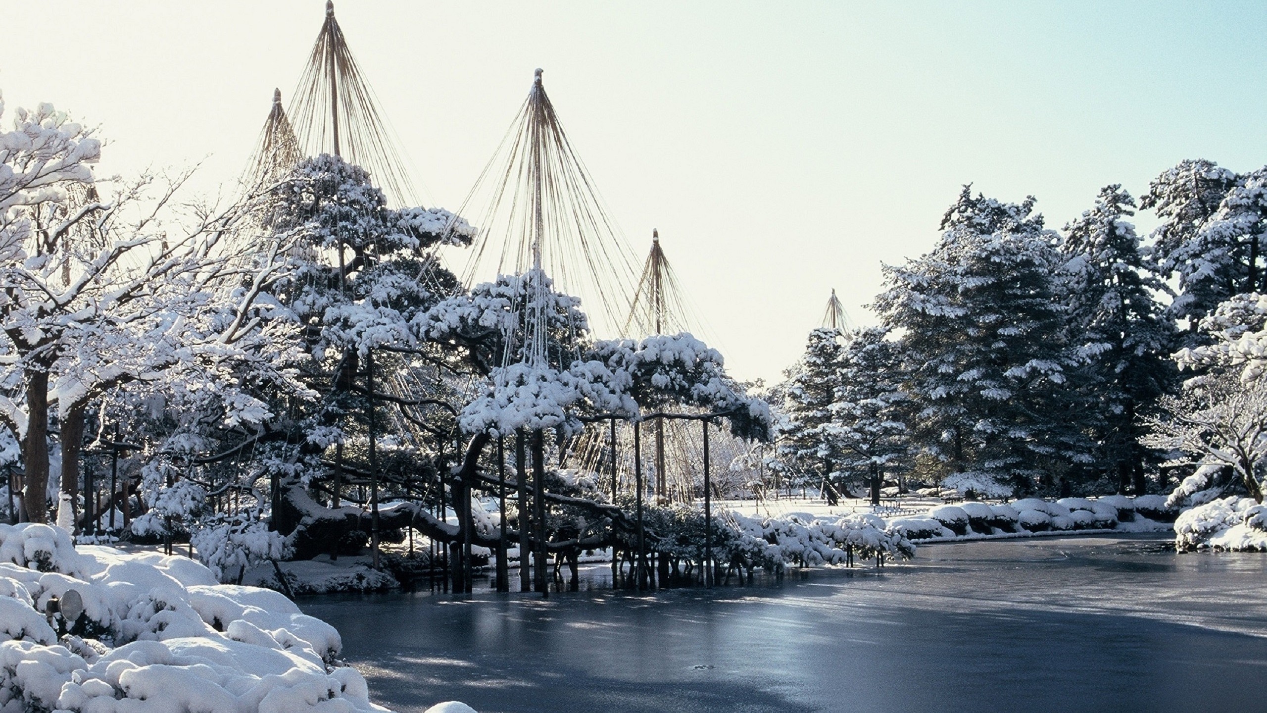 兼六園・冬　(写真提供：金沢市）