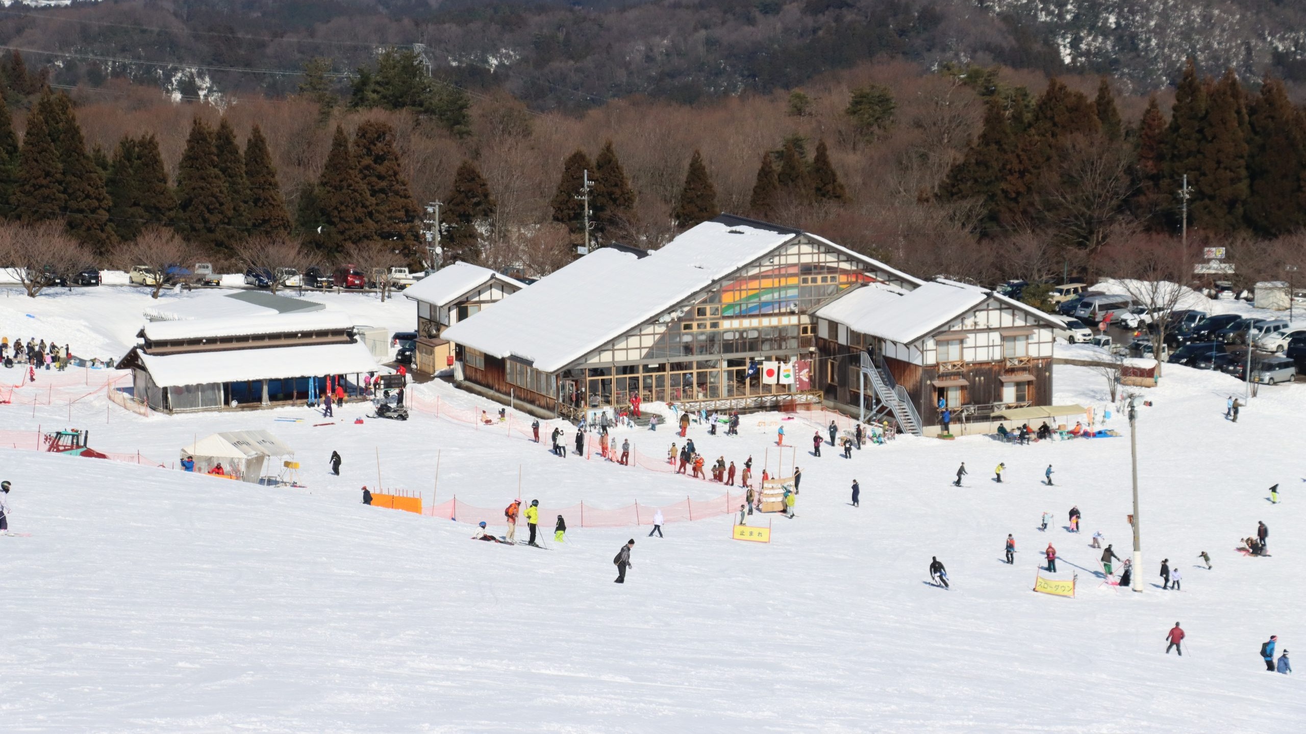 夢の平スキー場（砺波市）アパホテルから車で20分【画像提供：砺波市】