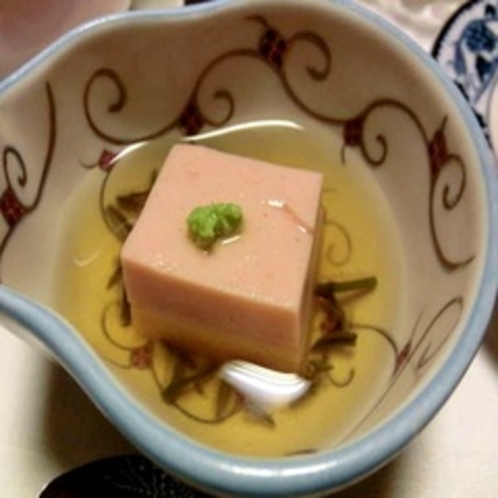 ■桜風味の「桜豆腐」一例