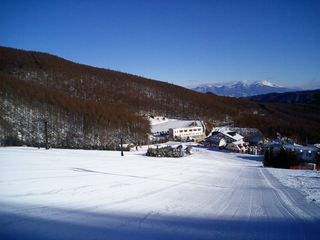 エコーバレー正面と浅間山