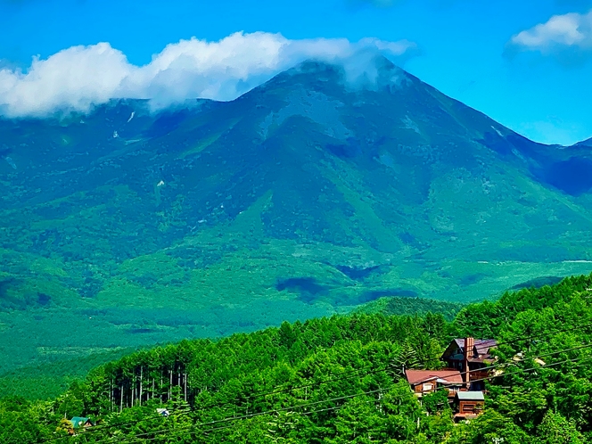 蓼科山を望むロケーション