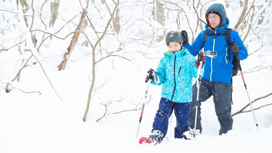 【素泊まり／スノーシュー体験】初心者OK！広大な銀世界を自由に散策！冬の冒険に出かけよう！