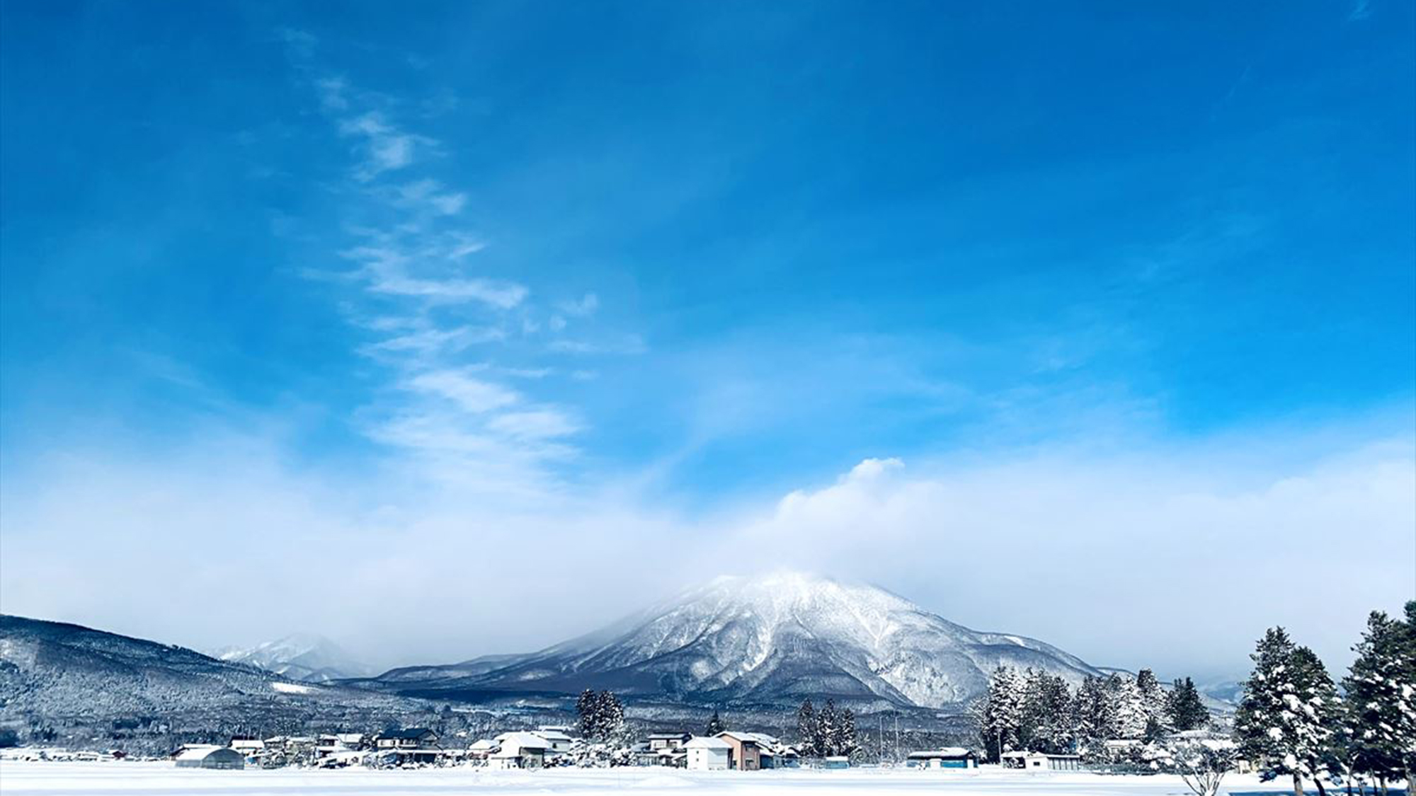 【雪山の景色】