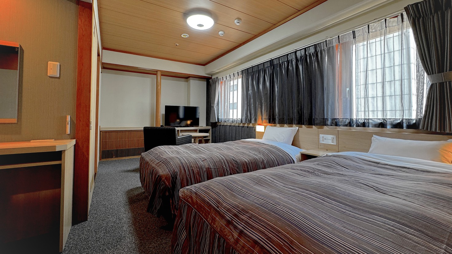 ◇禁煙コンフォートモダンツイン◇25平米・ベッド幅110cm