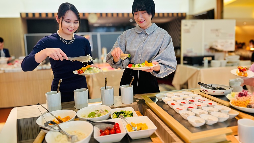 ◆朝食バイキング◆　地産地消メニューも充実♪一日の活力に！