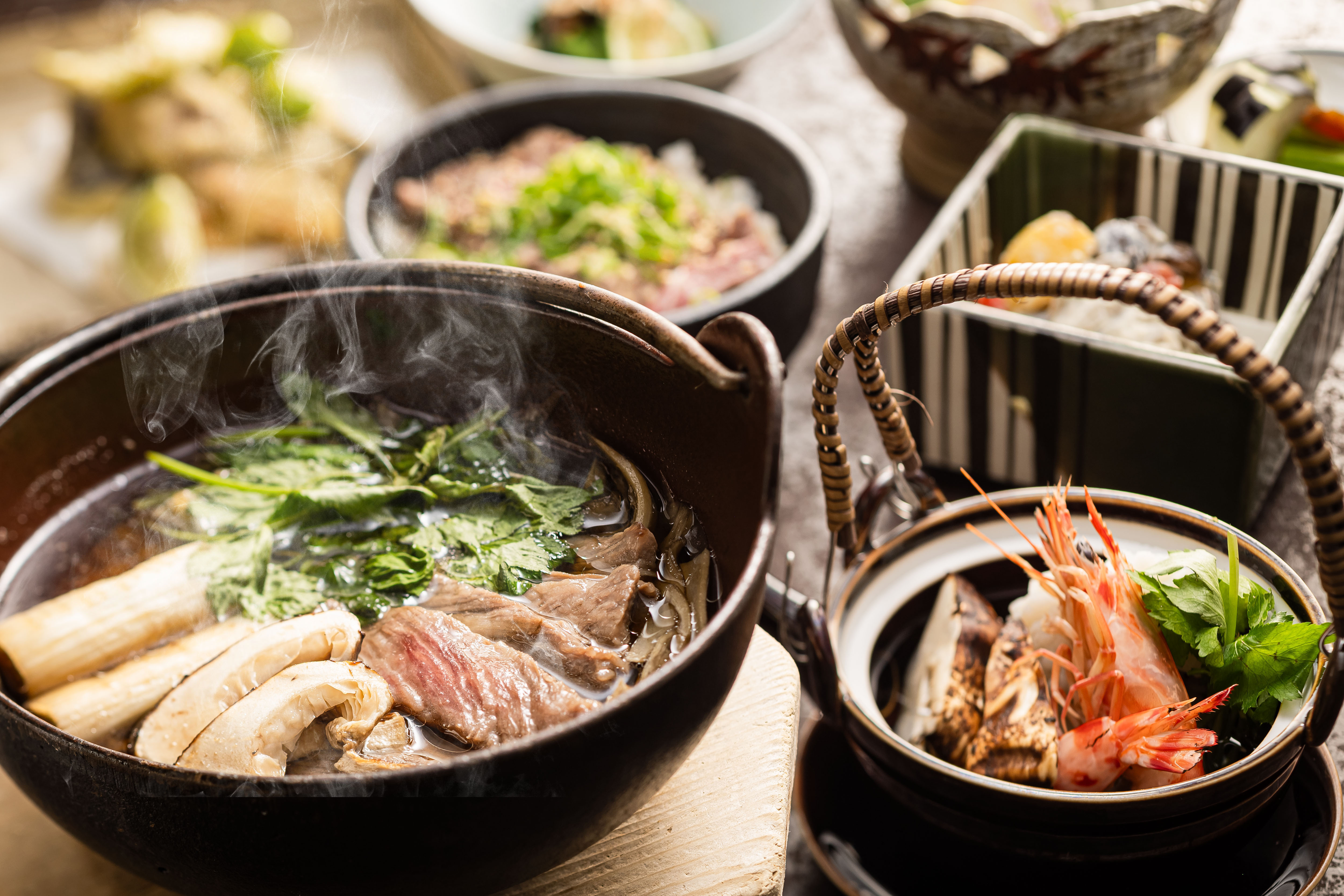 【雲海】2025年秋 秋の味覚 松茸と和牛会席