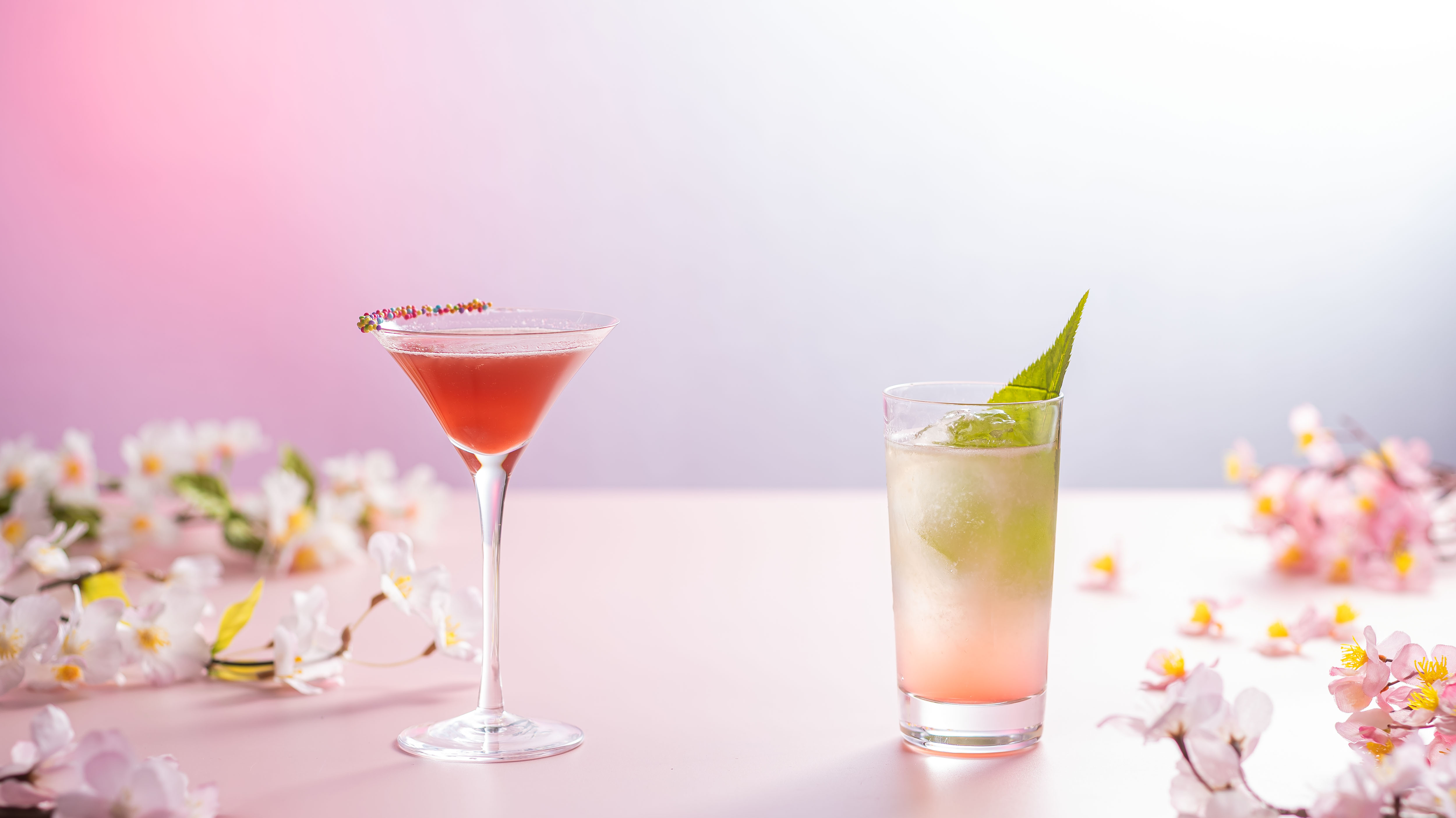 【バー】桜カクテルフェア