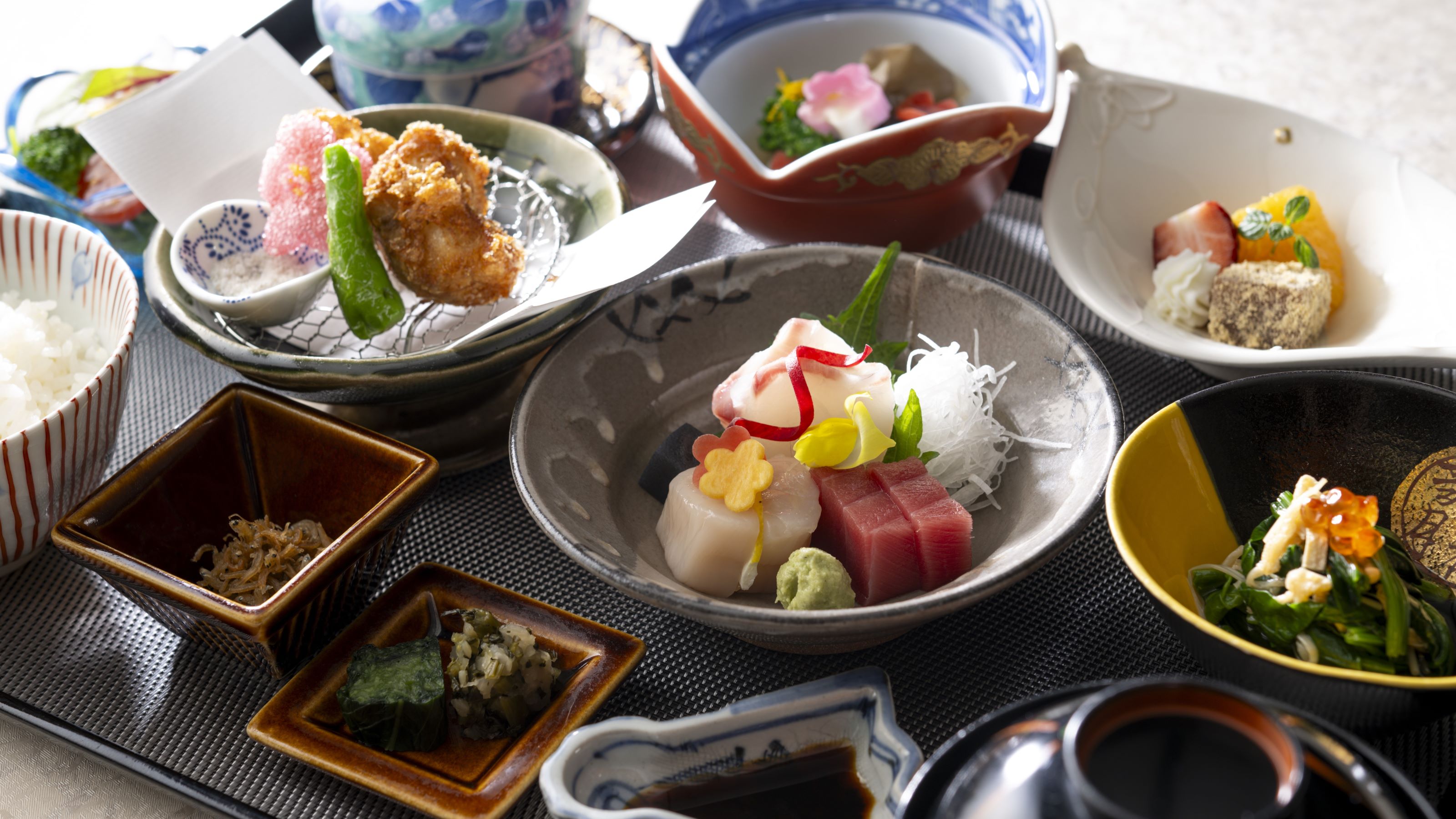 【Ｗｅｌｃｏｍｅ　Dｉｎｎｅｒ】日本料理　雲海　全6品　刺身盛り合わせ付