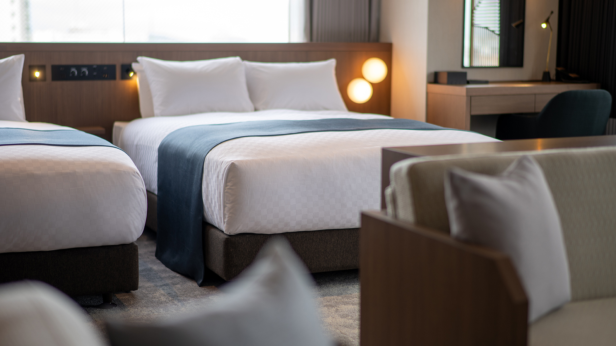 【Suite room】広々とした室内で、二人の特別な休日をゆったりと