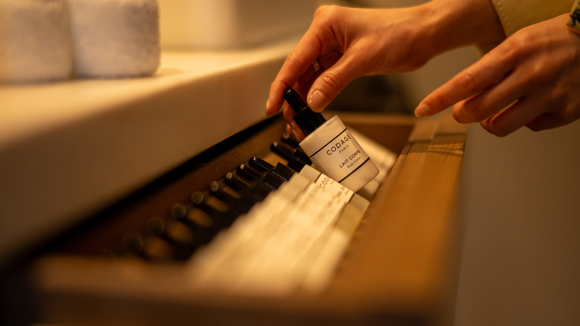 【Amenity】記憶に残る香りと質感。ラグジュアリーステイにふさわしい逸品。