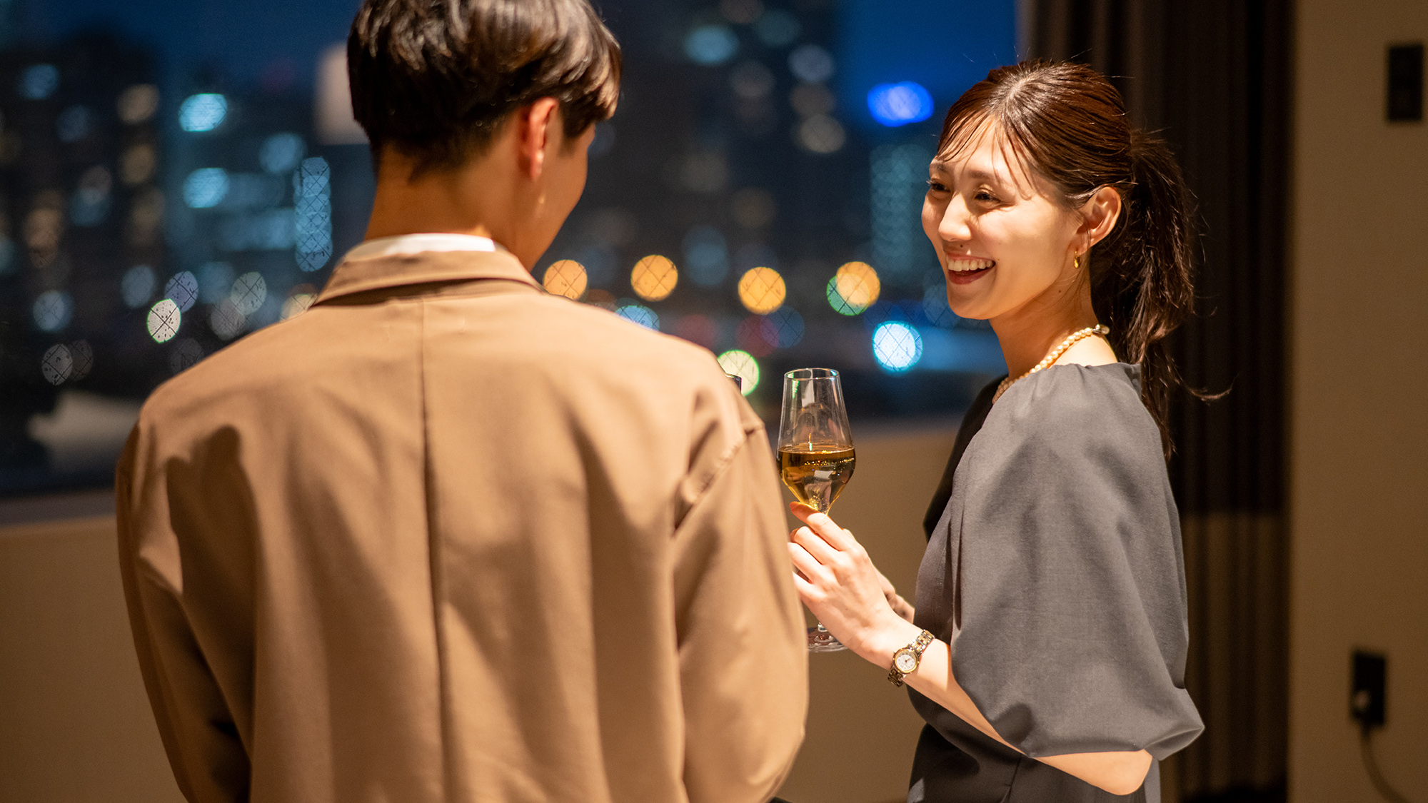 【Grand suite】ふたりきりで過ごす、夜景が主役のラグジュアリータイム。