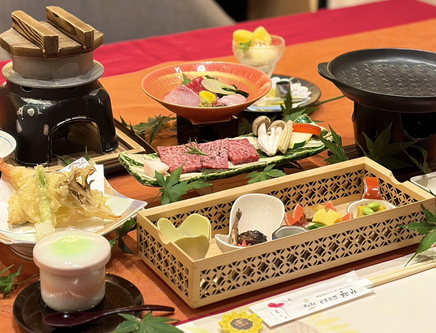 【二食付】家族団らんプラン★朝食も夕食も個室確約★「貸切温泉60分付」【和牛ステーキ会席と和朝食】