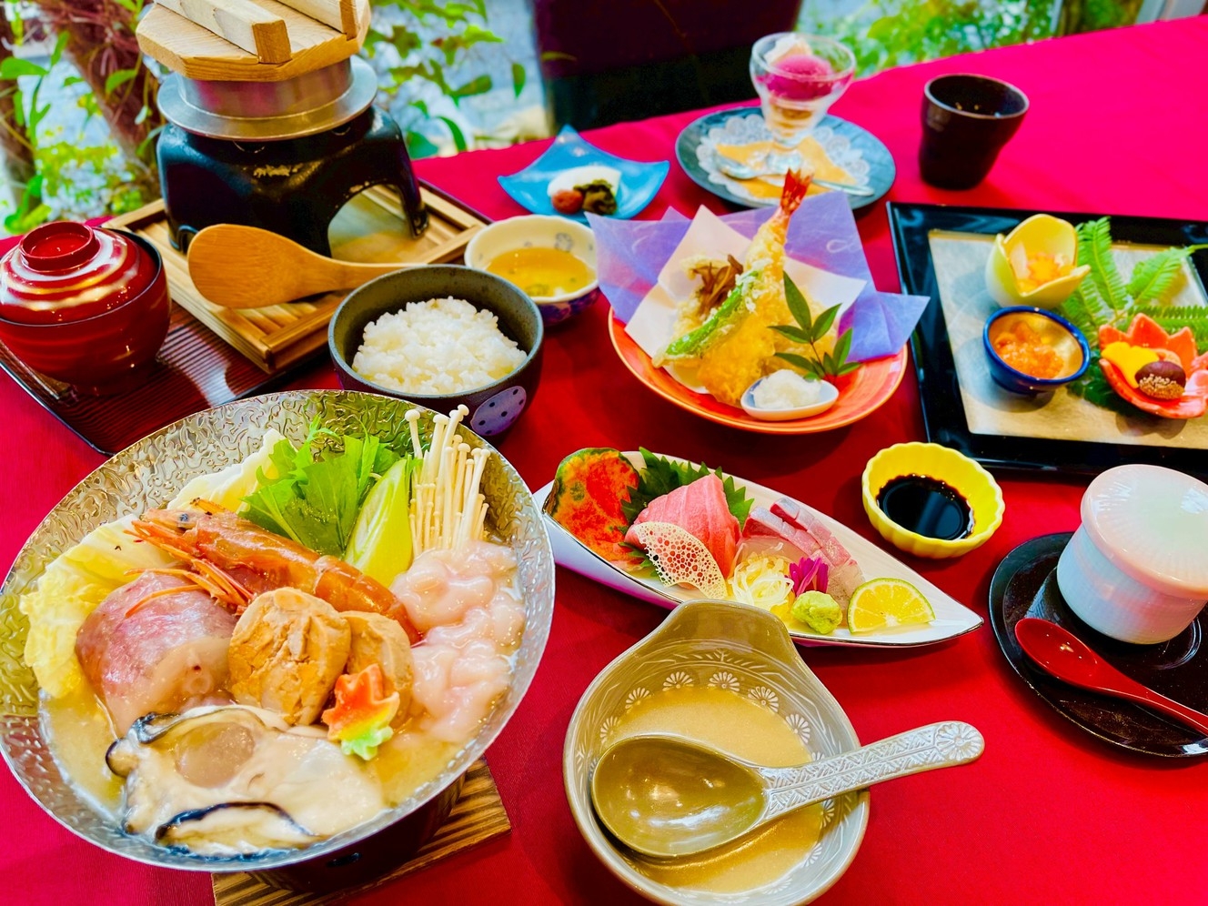 NEW！【2食付き】禁断の味-尿酸値爆上げ〜痛風鍋会席と宮崎きなこ豚鍋付和朝食