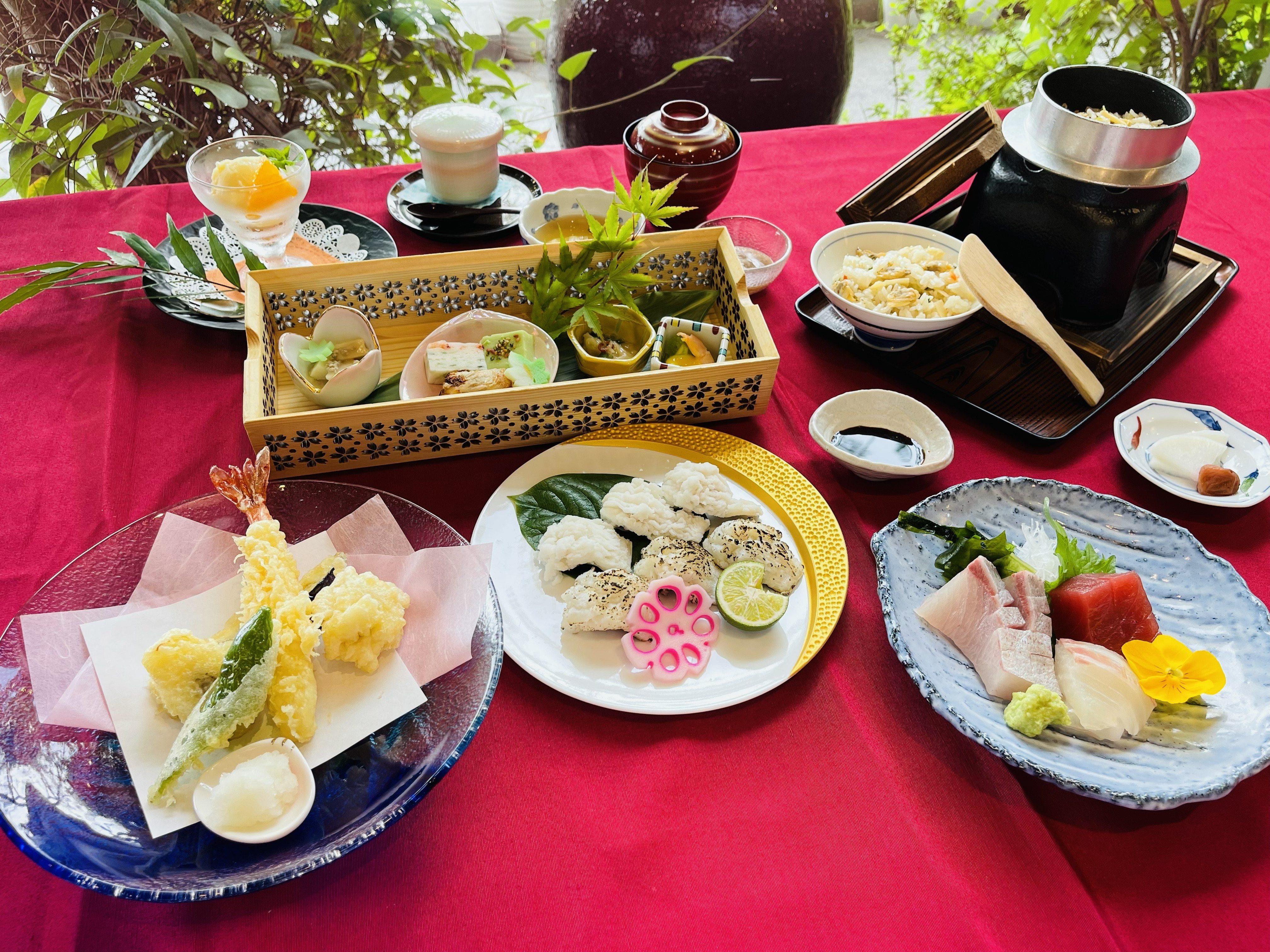 鱧湯引き＆鱧たたき盛合わせ会席