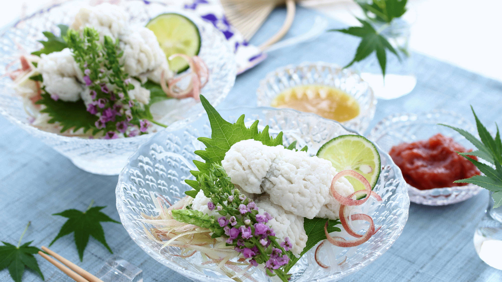 今が旬！鱧湯引き