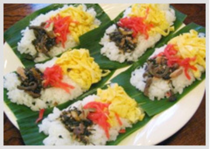 お食事：笹寿司