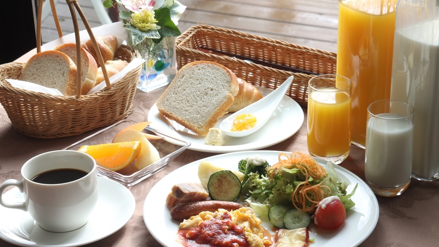 □【朝食】洋食スタイルのワンプレート