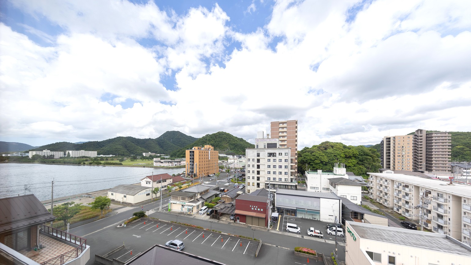 シングルルームからの眺望　東