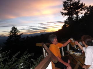 中央アルプスと御嶽山の絶景が楽しめるお部屋