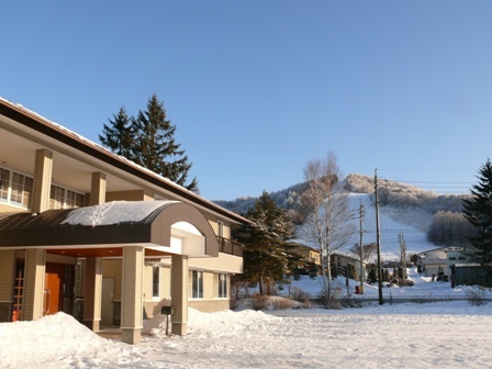 Penampilan musim dingin di pagi hari