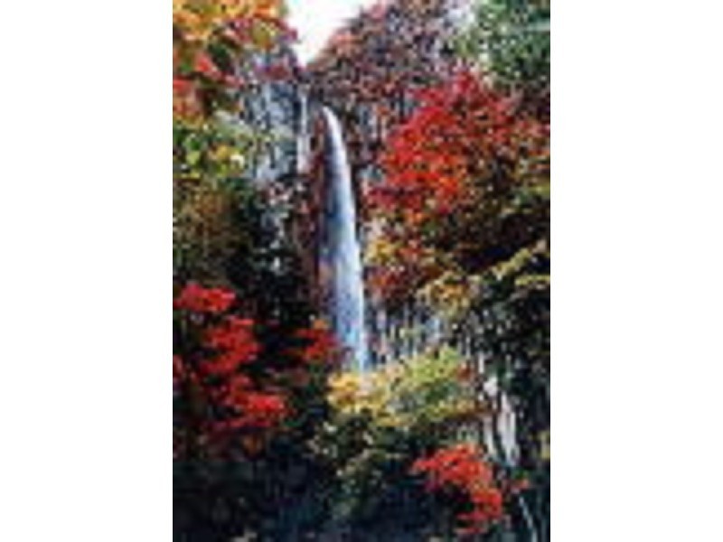 須坂 米子大瀑布は紅葉が有名