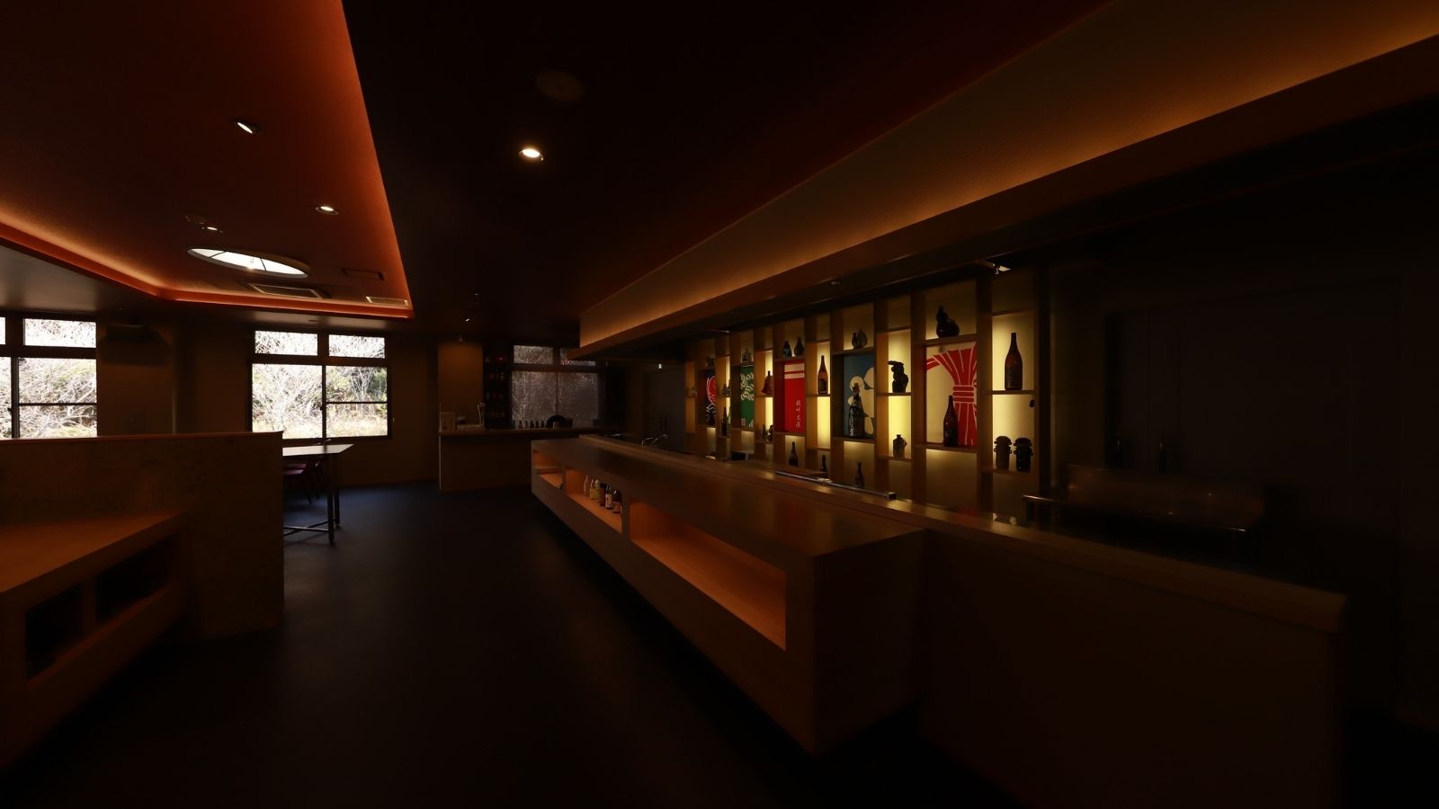 【炉端劇場"舞"】照明で美しく演出