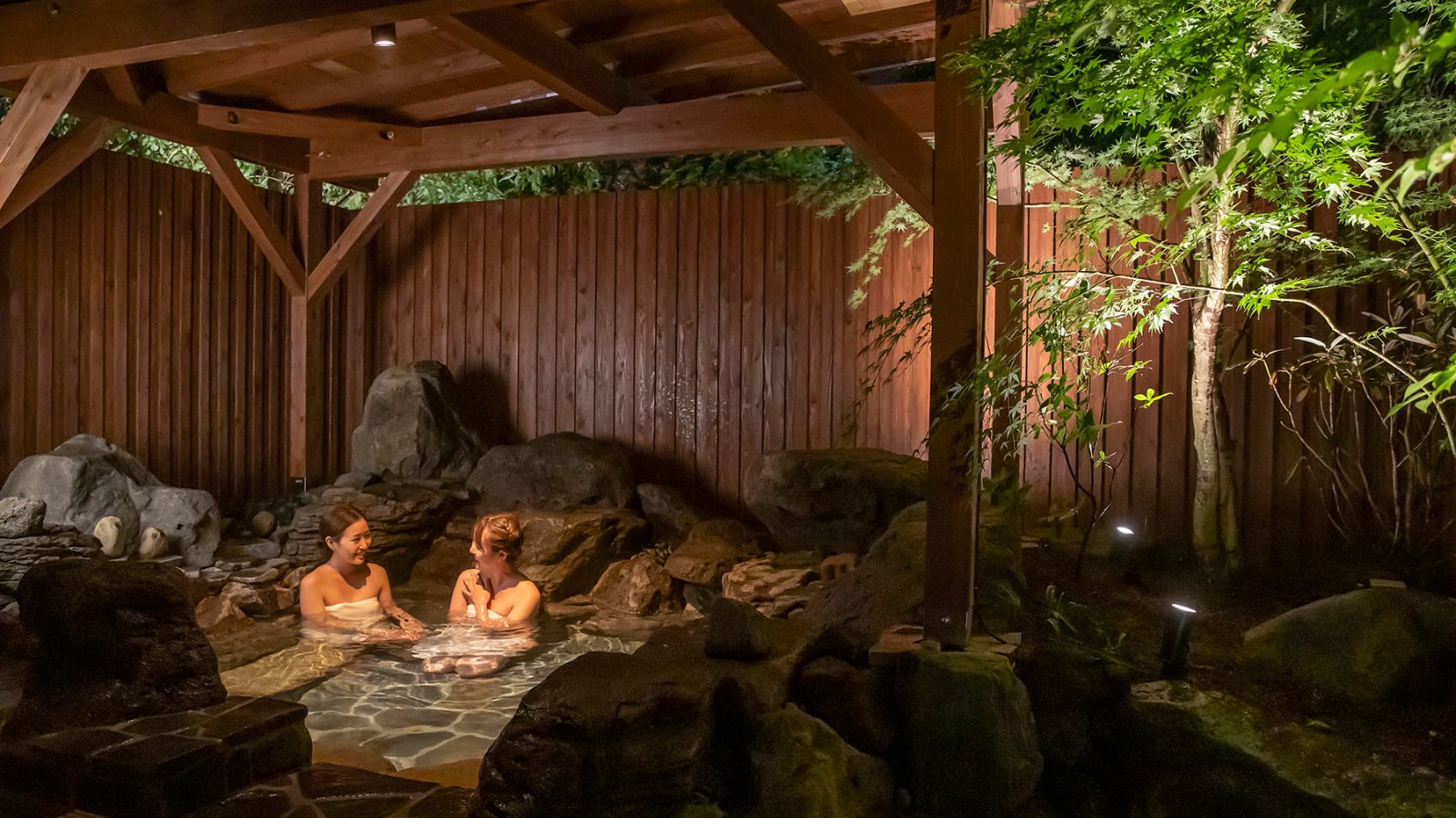 【貸切風呂】離れにある癒しの空間で家族団らんのひと時を(有料2600円/50分)