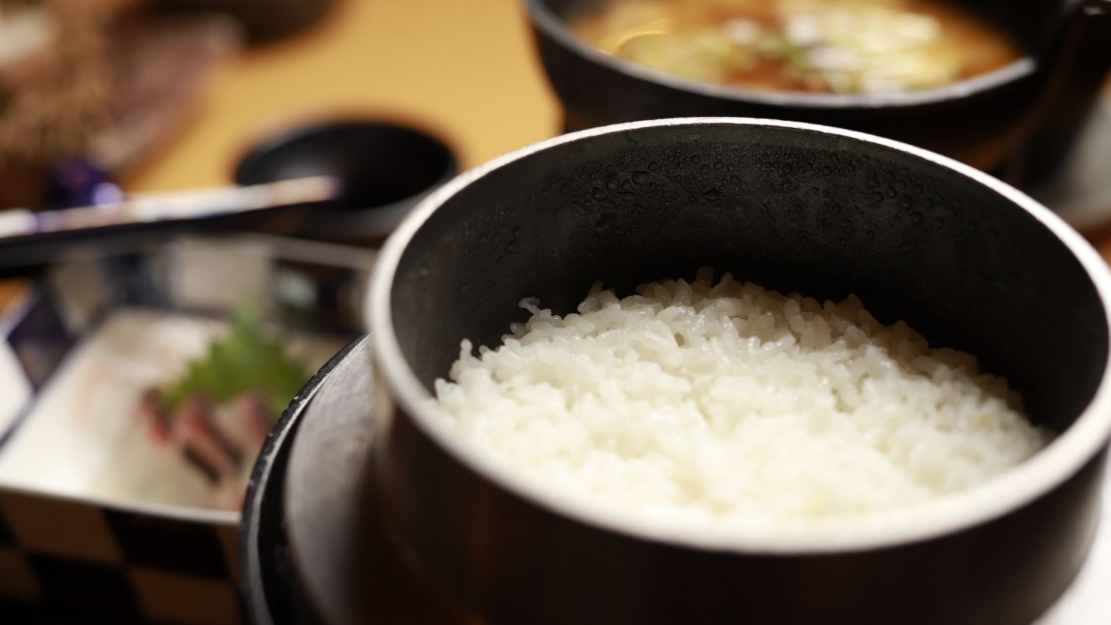 壱岐米を使用した釜炊き