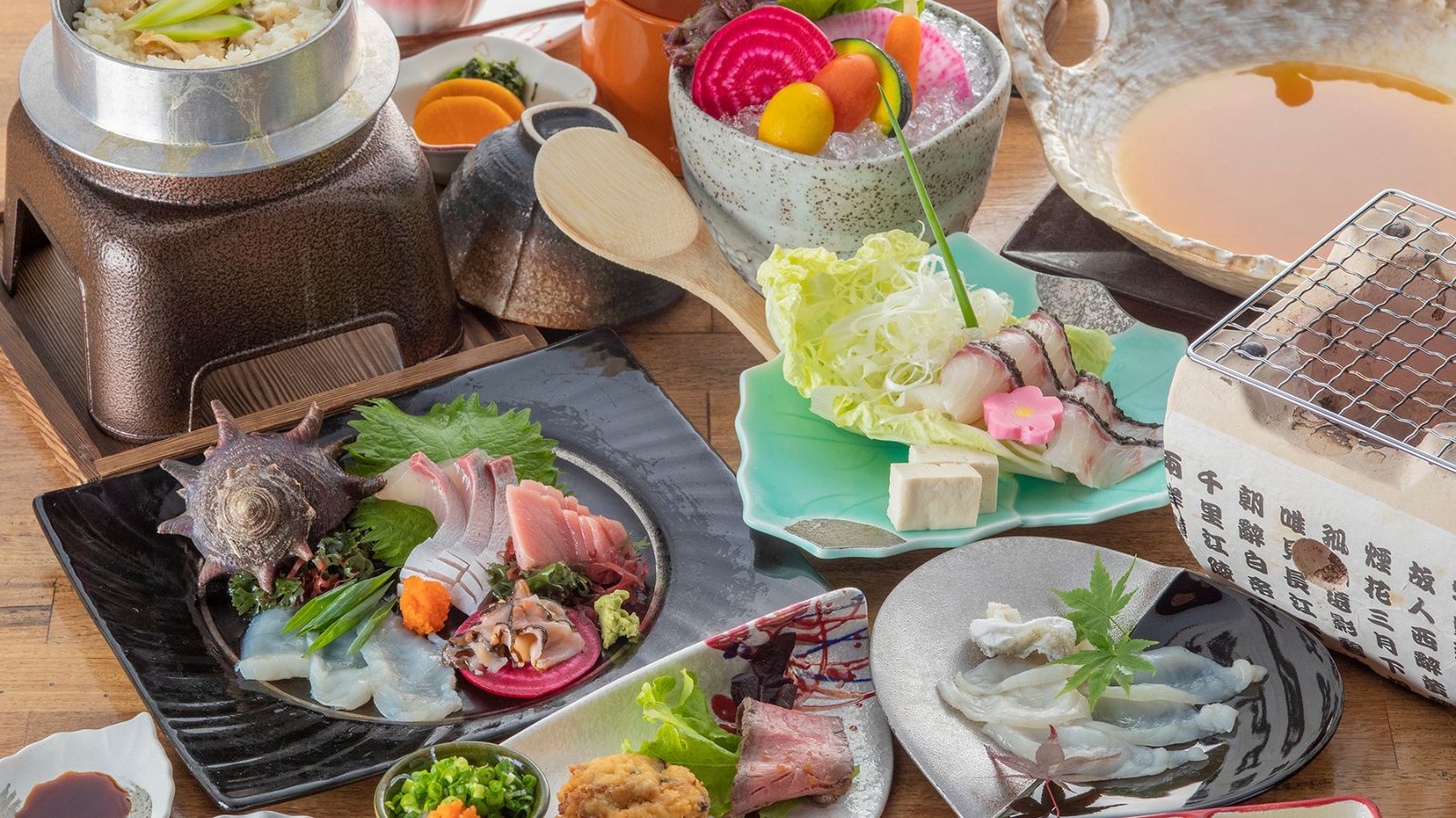 【島三昧会席】壱岐の食材を取り入れた会席