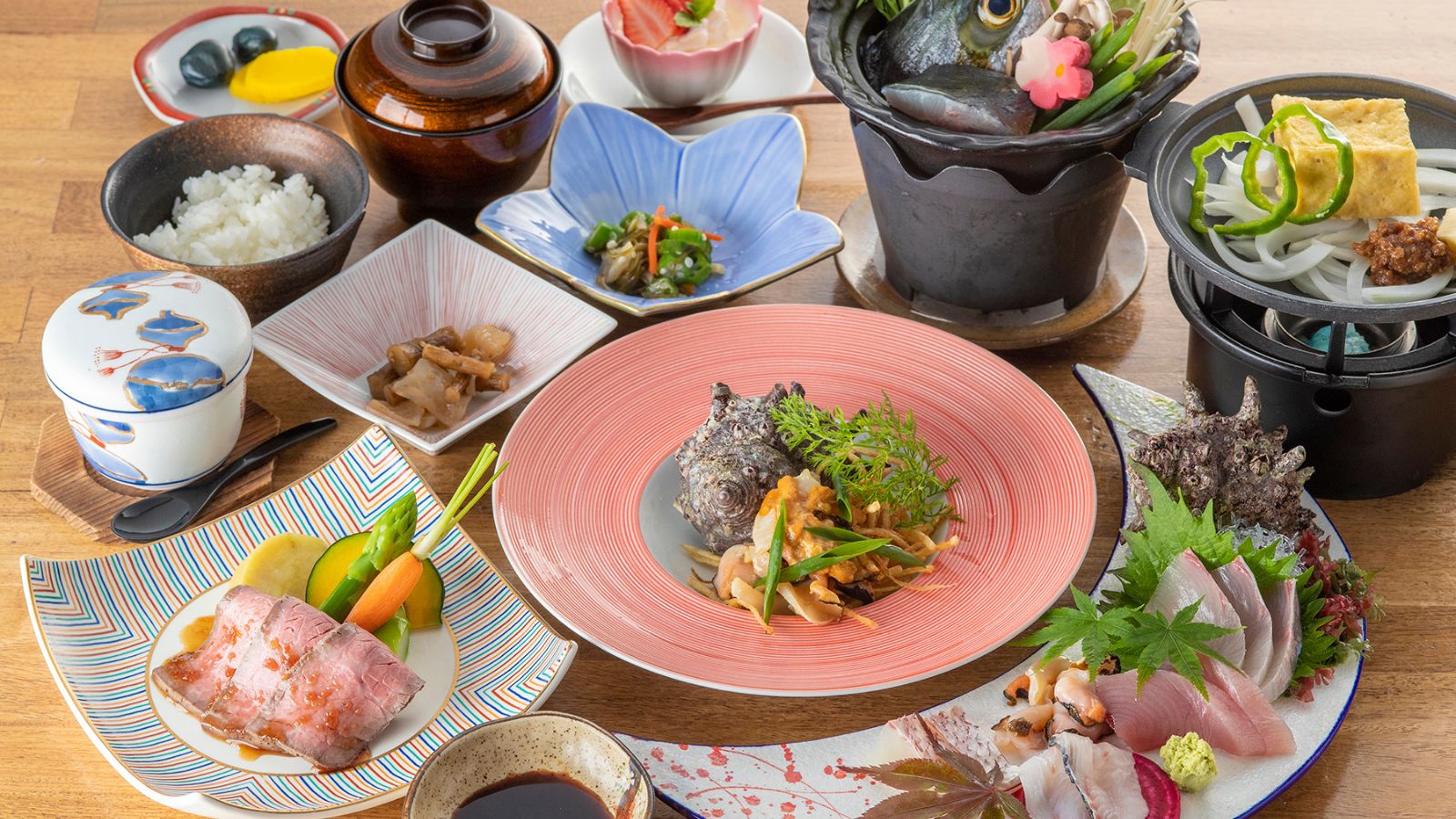 【島三昧会席】壱岐の食材を取り入れた会席
