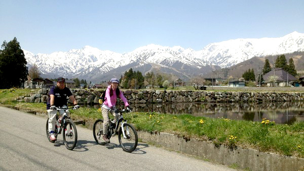 【サイクリング】景色抜群の白馬で気持ちの良いサイクリングを