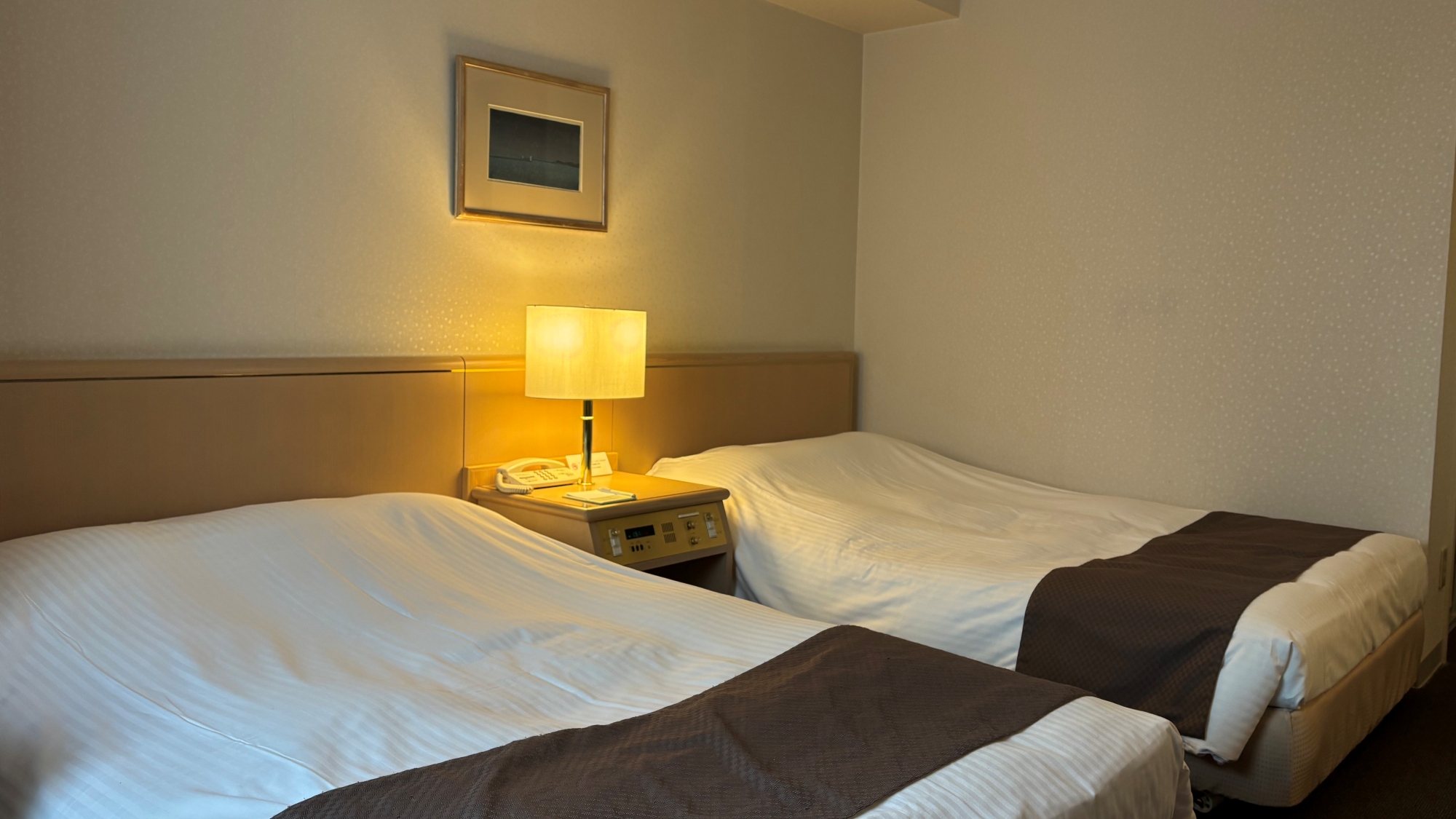 一例：ツインルームA：23㎡の広めの客室でゆったり快適にお過ごしいただけます。