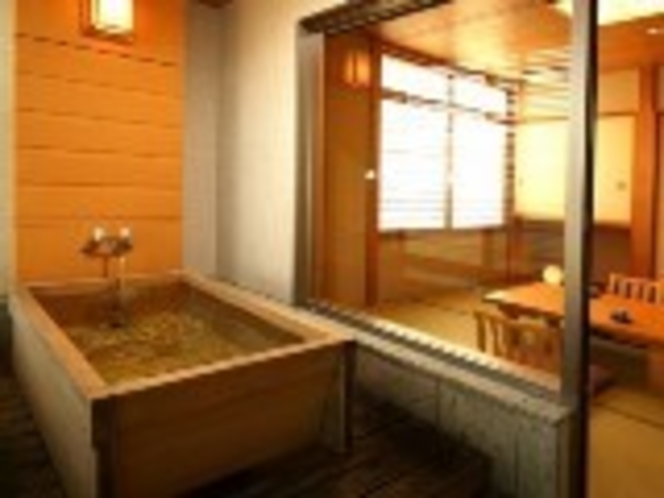 檜風呂付和室8畳のお部屋