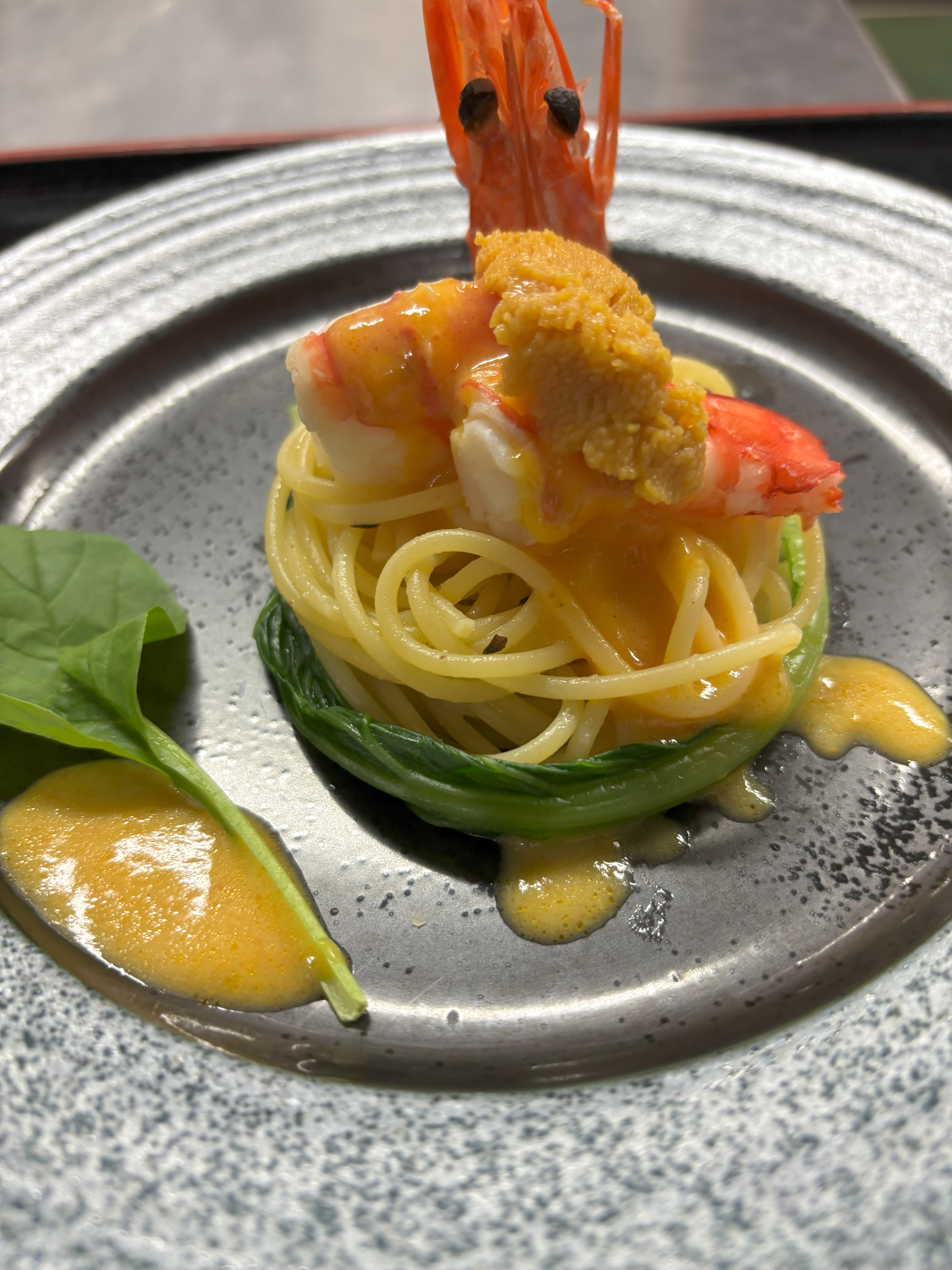 車海老うにパスタ