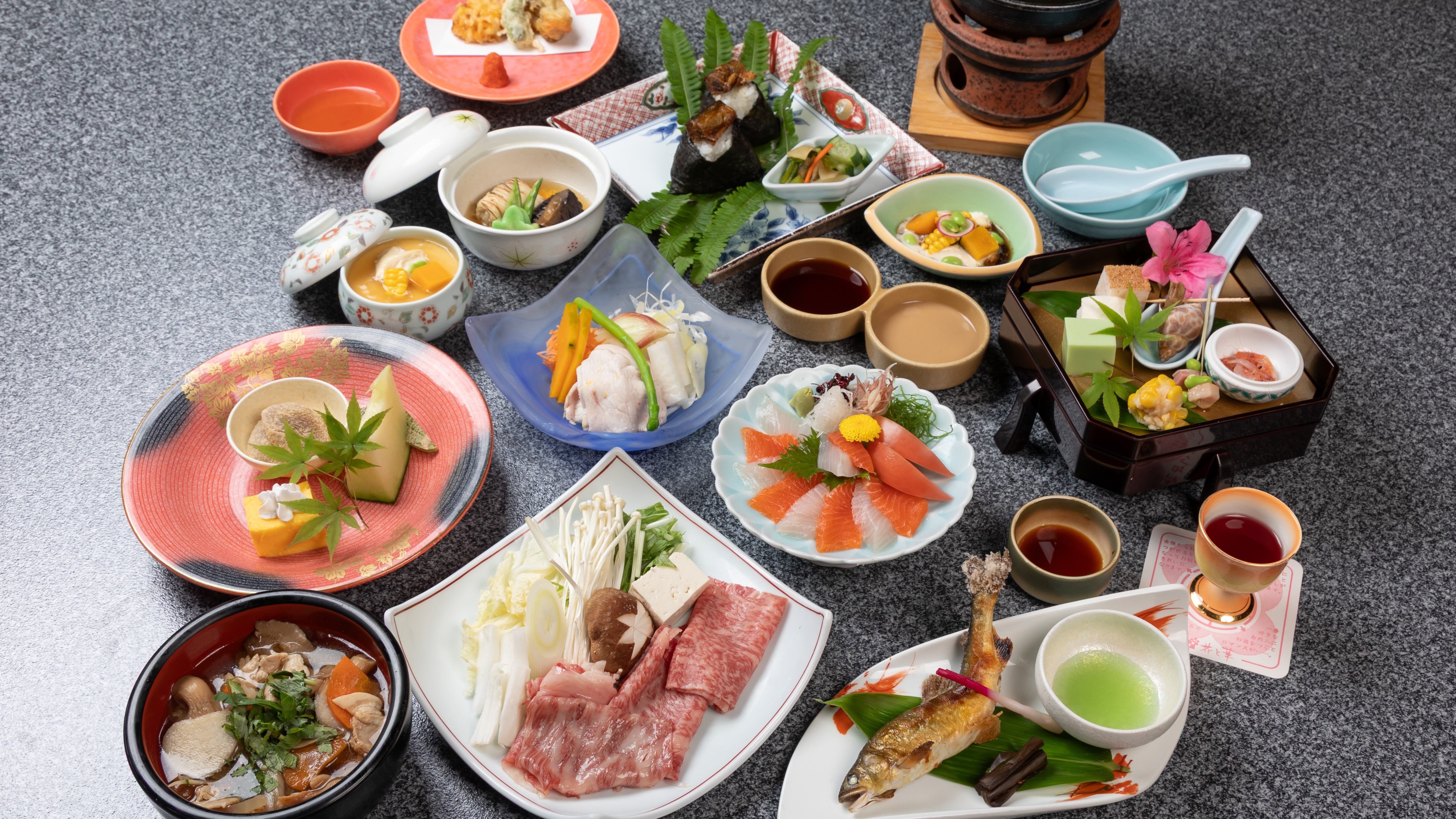【夏味覚】湯西川平家懐石