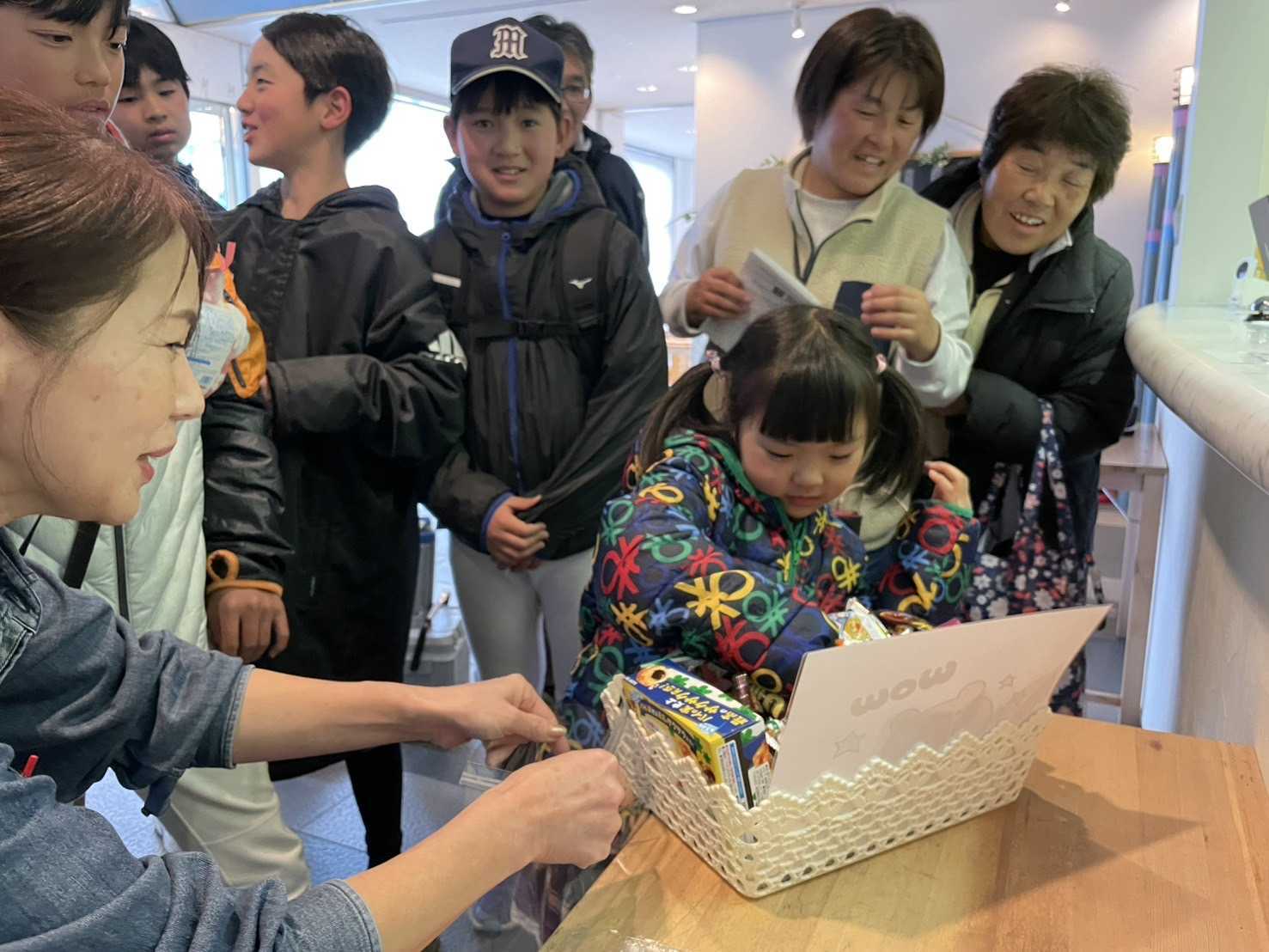 お菓子つかみどりイベント