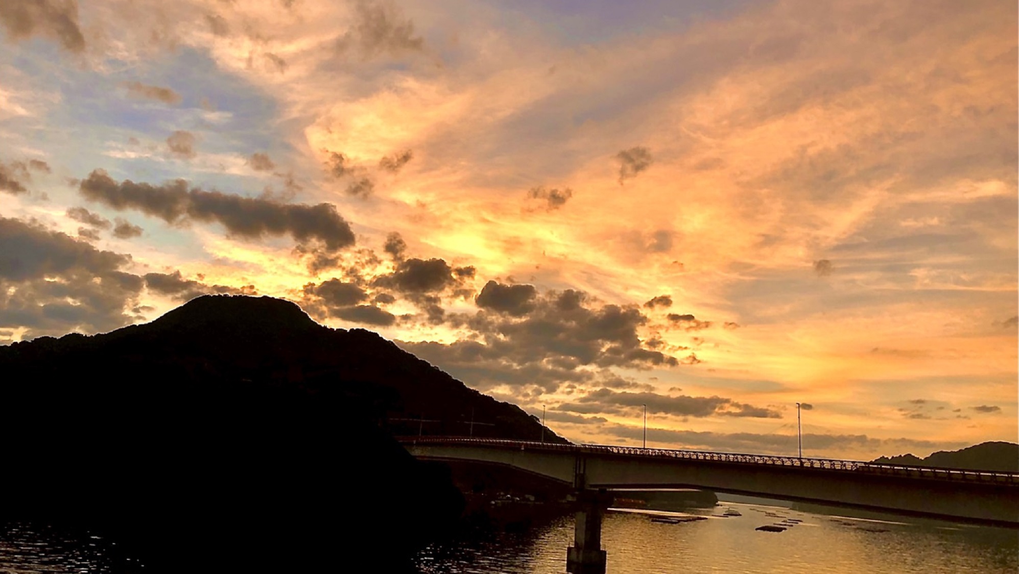 九島　夕景
