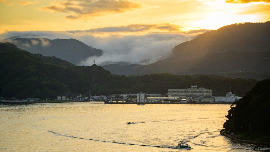 宇和島夕景