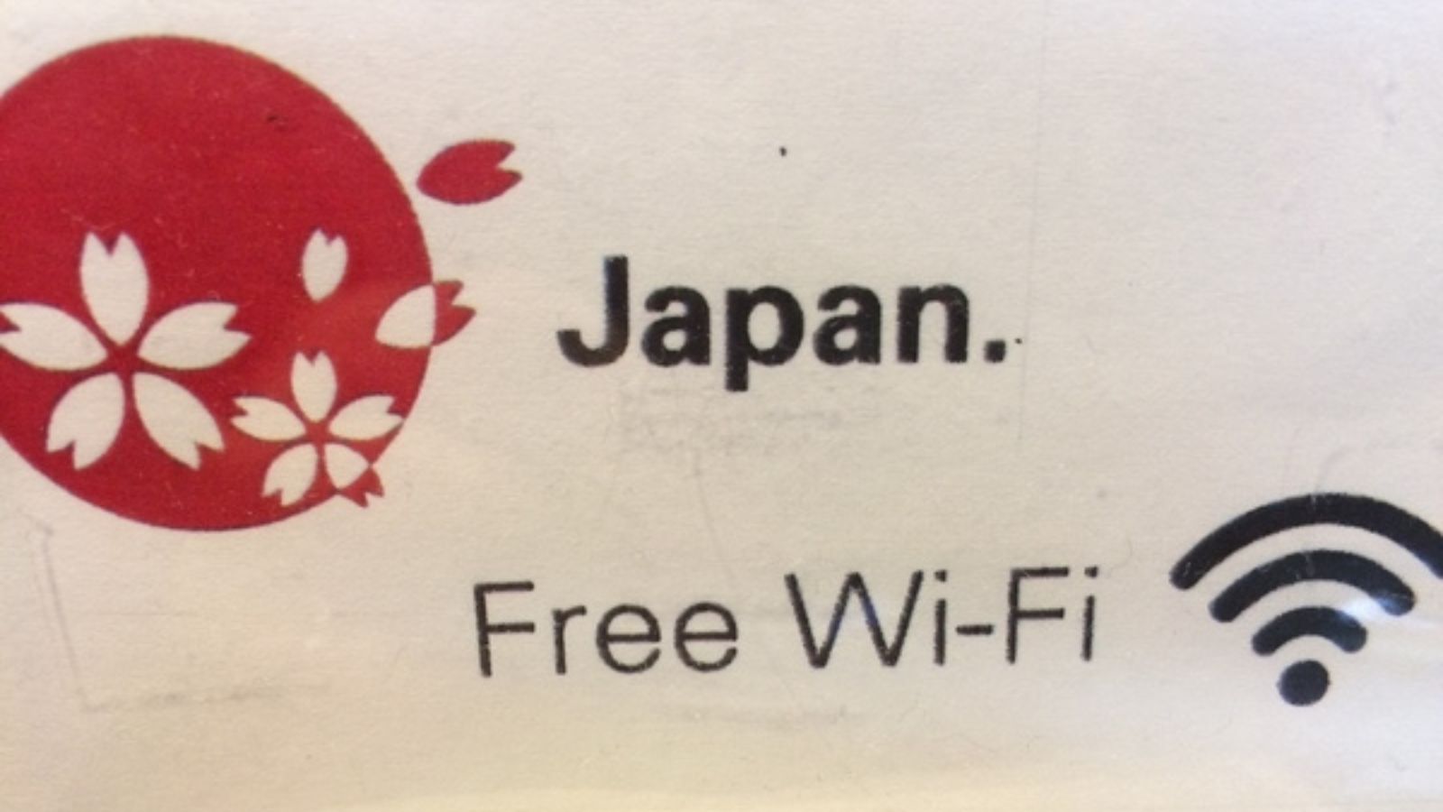 【Wifi　Free】