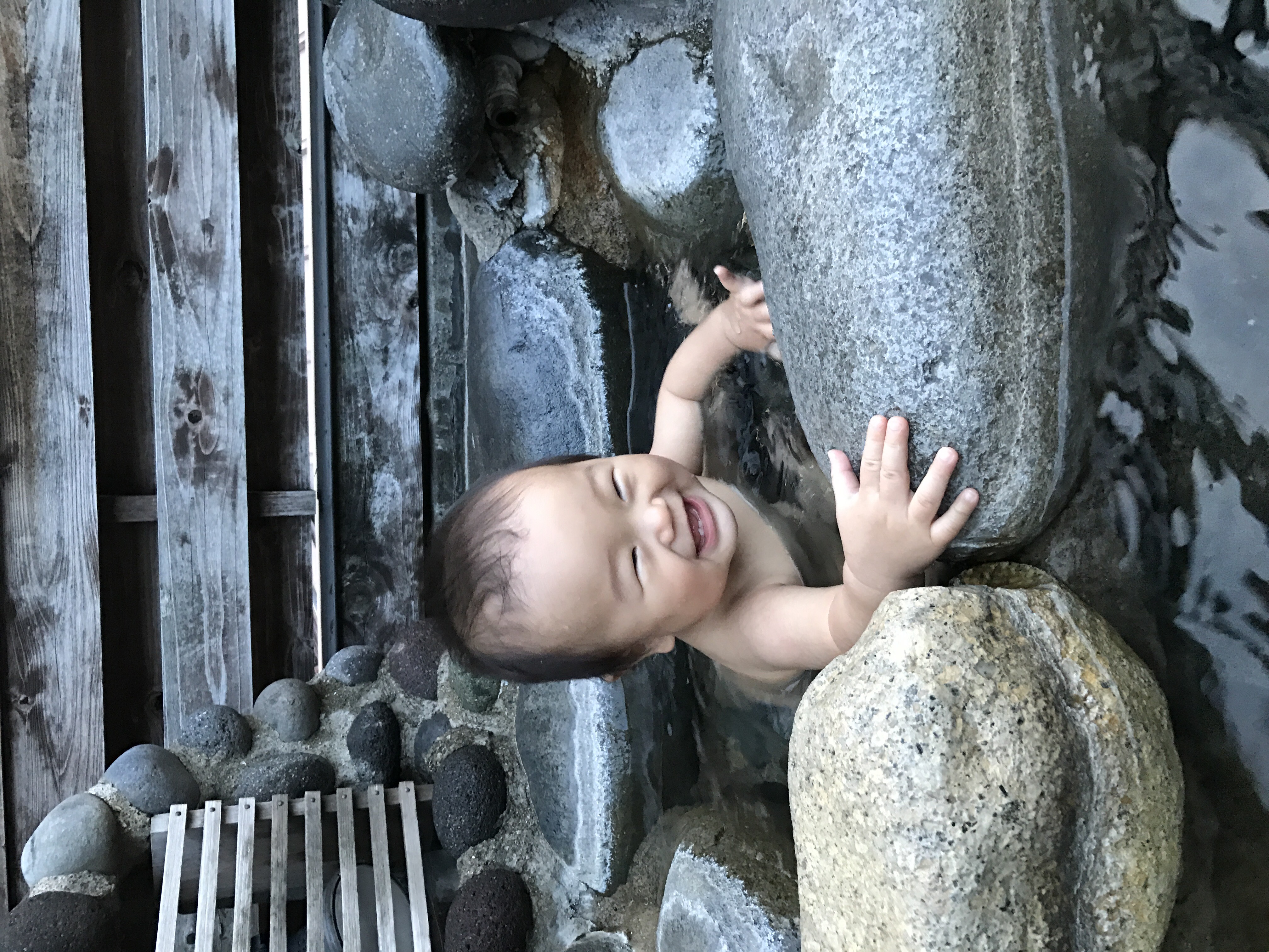 露天石浴槽利用 イメージ