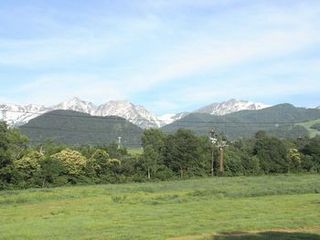 初夏の白馬三山