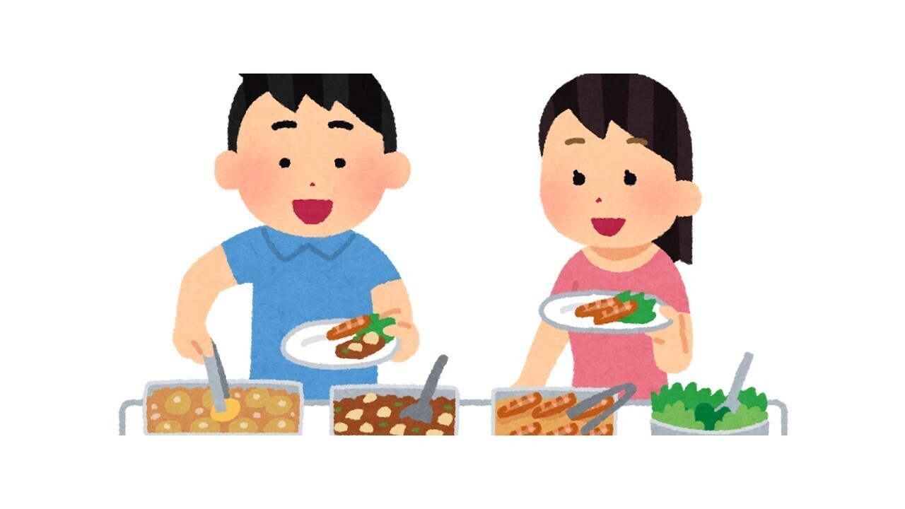 朝食バイキング